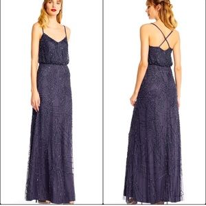 Adrianna Papell beaded gown size 6